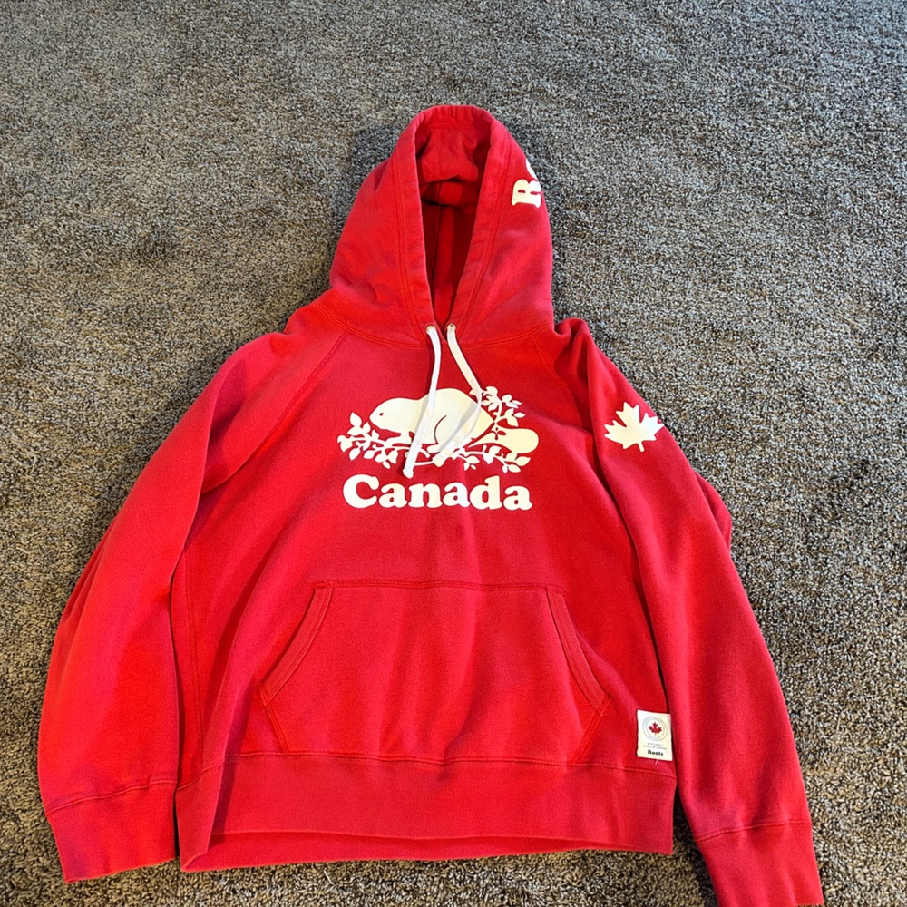 Red roots hoodie